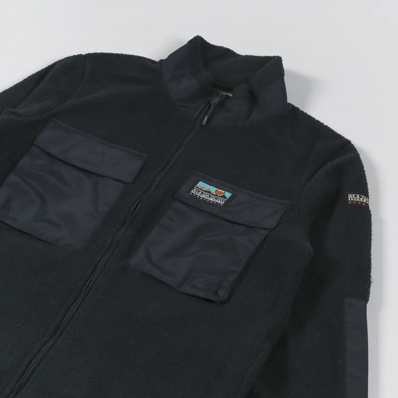 Napapijri Step Full Zip Fleece Black-3