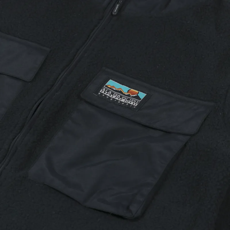 Napapijri Step Full Zip Fleece Black-7