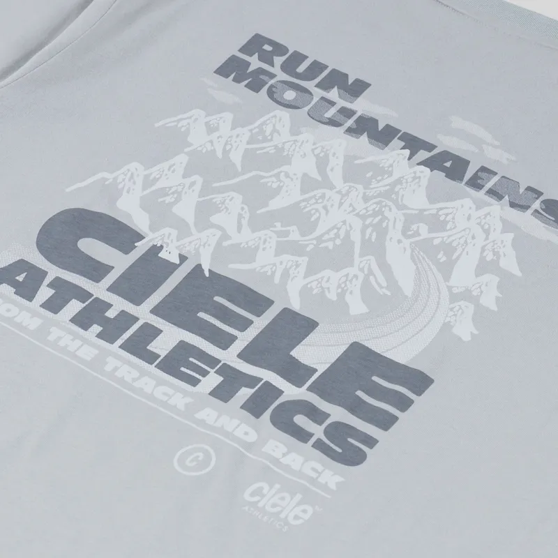 Ciele U-ORTShirt Run Mountains T Shirt Quarry-4