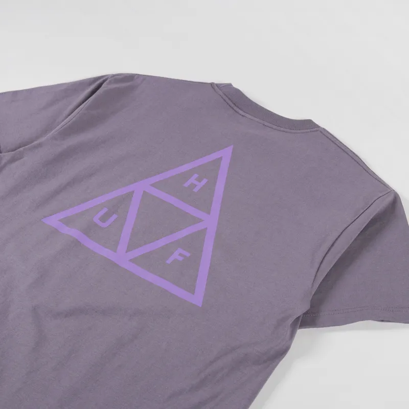 Huf Set Triple Triangle T Shirt Light Plum-2