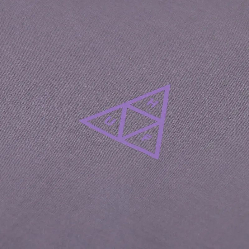 Huf Set Triple Triangle T Shirt Light Plum-5