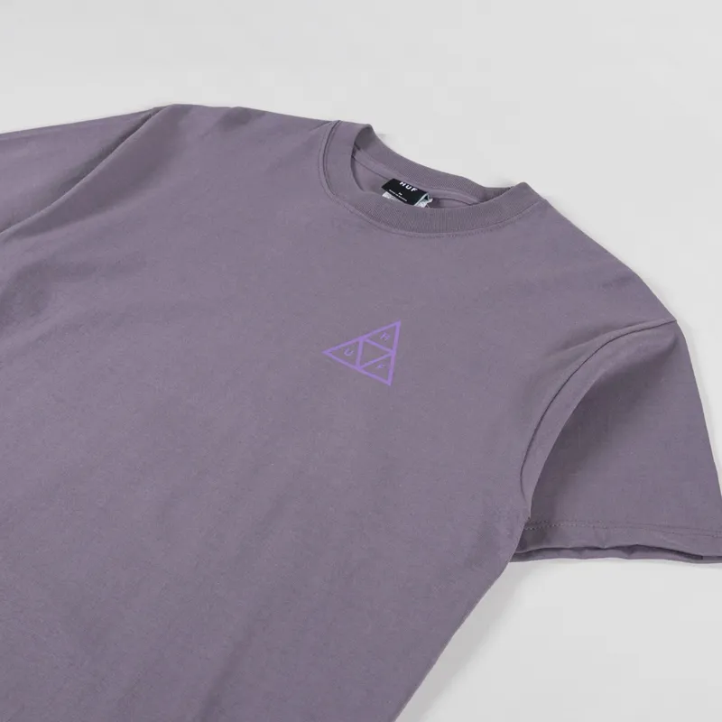 Huf Set Triple Triangle T Shirt Light Plum-3