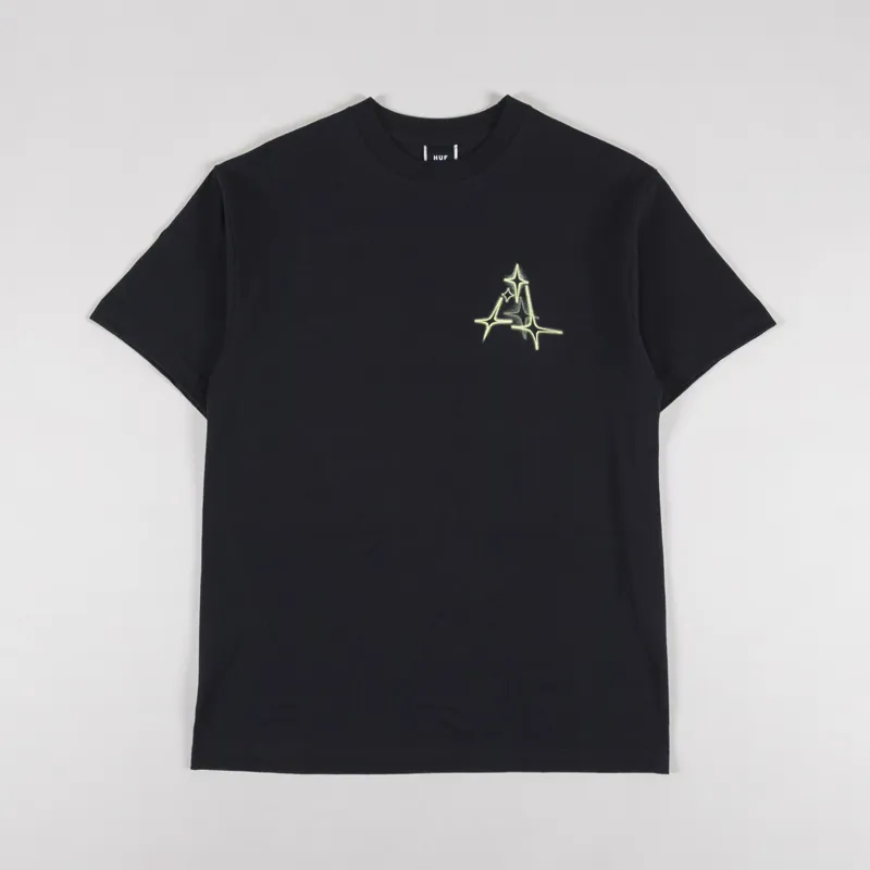Huf Gleam T Shirt Black-1