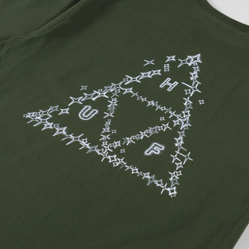 Huf Gleam T Shirt Hunter Green-4