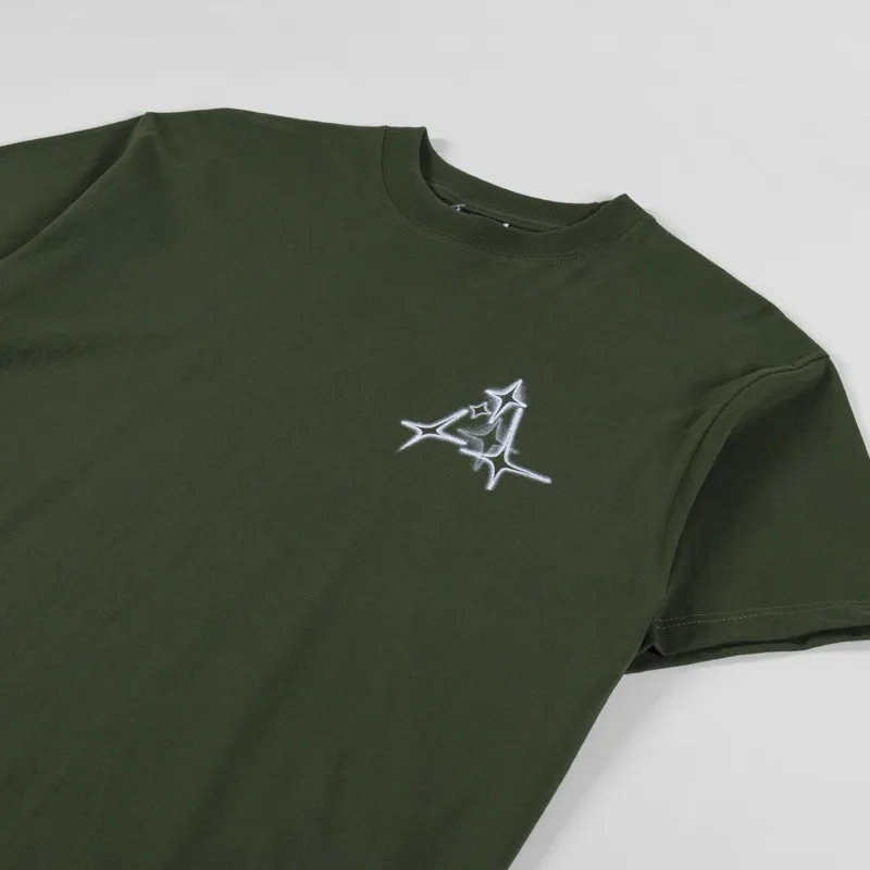 Huf Gleam T Shirt Hunter Green-3