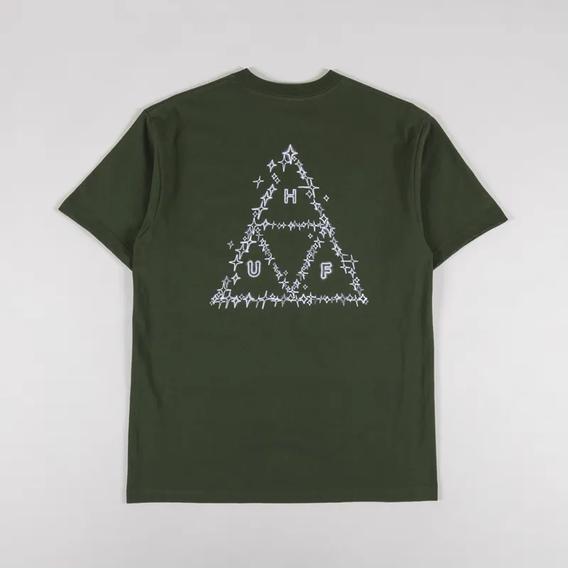 Huf Gleam T Shirt Hunter Green