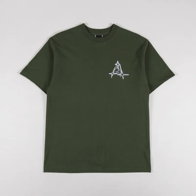 Huf Gleam T Shirt Hunter Green-1