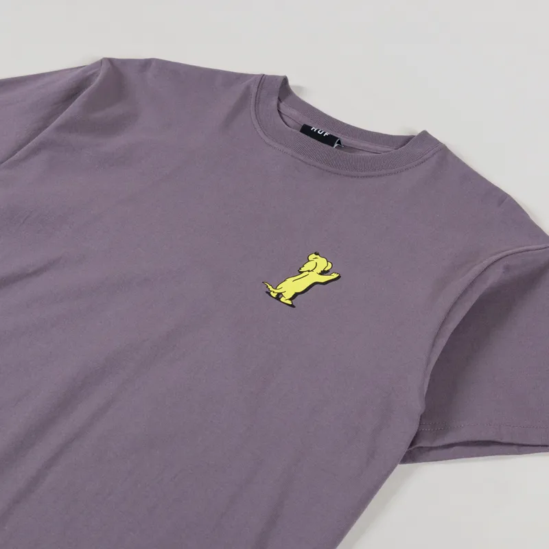 Huf Dog Sense T Shirt Light Plum-3
