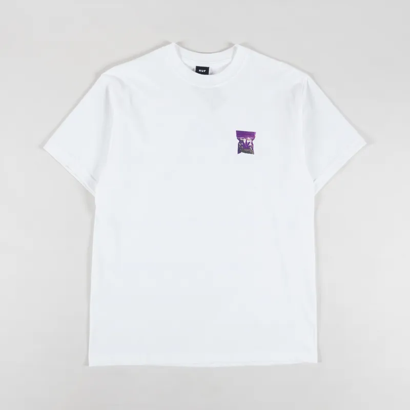 Huf Dank T Shirt White-1