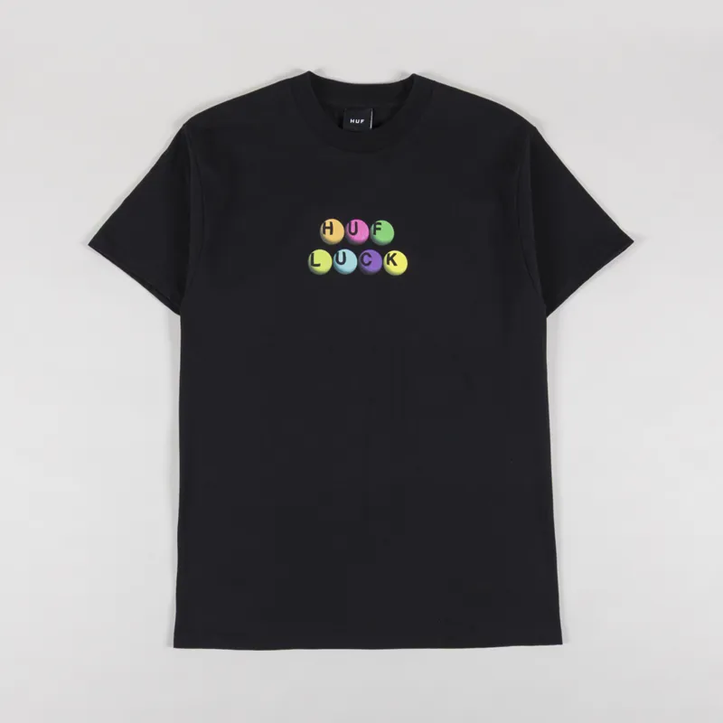 Huf Lucky T Shirt Black-1
