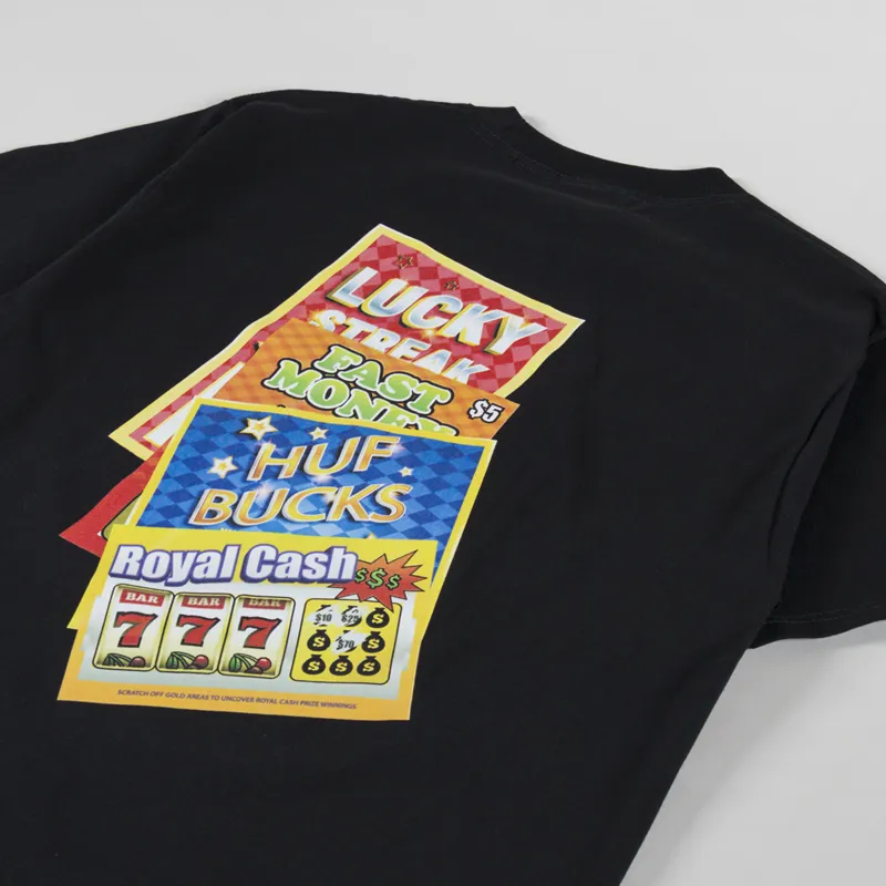 Huf Lucky T Shirt Black-2