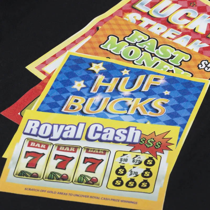 Huf Lucky T Shirt Black-4