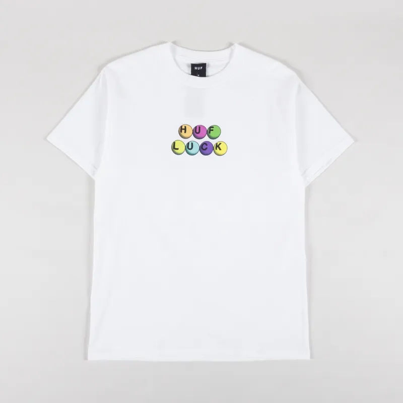 Huf Lucky T Shirt White-1