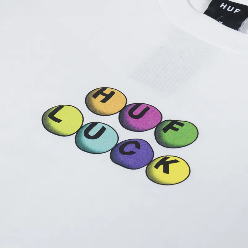 Huf Lucky T Shirt White-5
