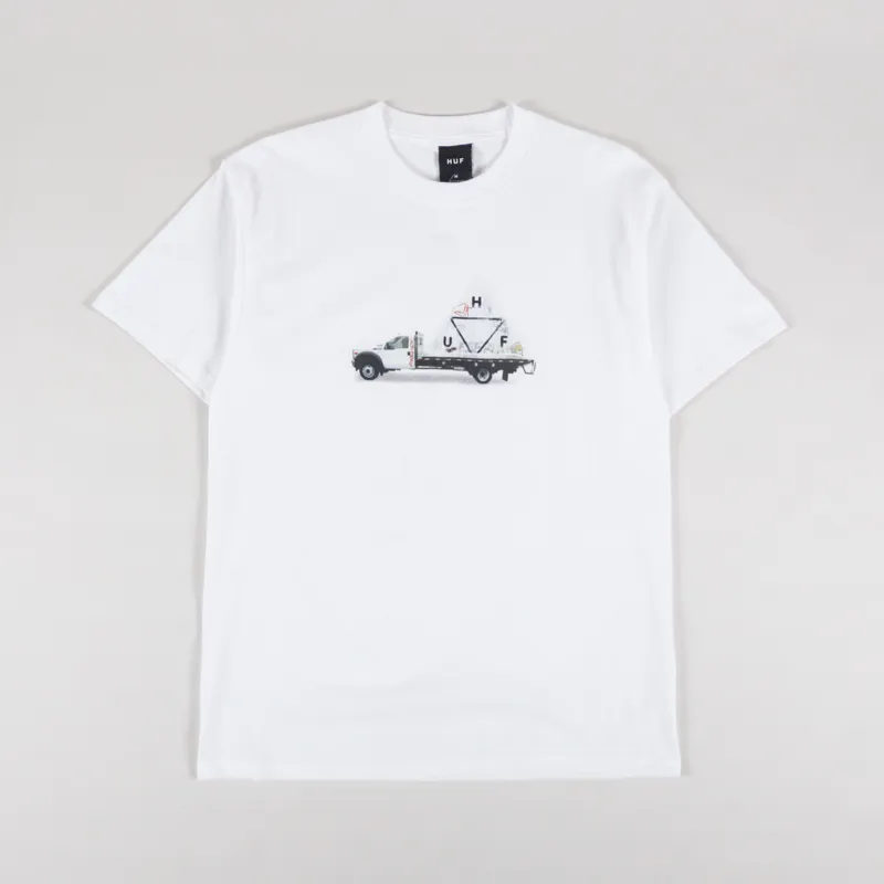 Huf High Clearance T Shirt White