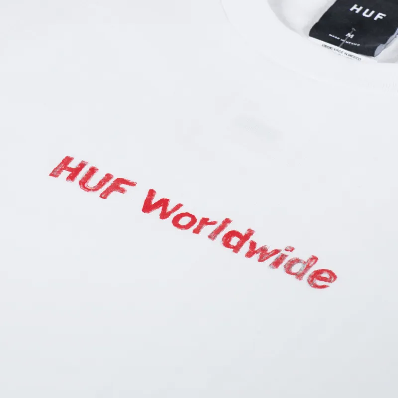 Huf Merida T Shirt White-5