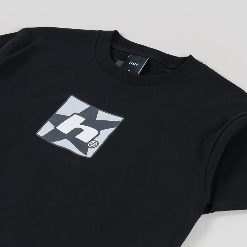 Huf H Star T Shirt Black-1