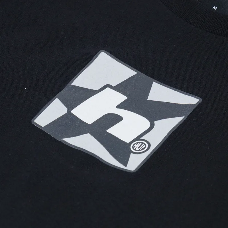 Huf H Star T Shirt Black-2