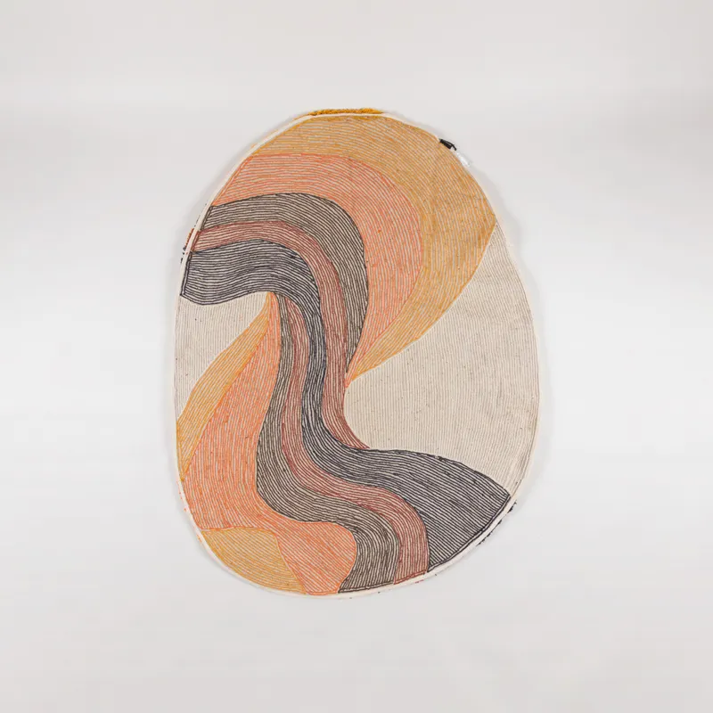 HKLIVING Bath Mat Retro Swirl-3