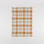 HKLIVING Vida Check Tea Towel Amber Blue