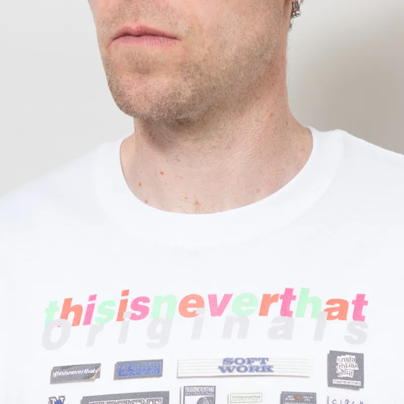 thisisneverthat Labels T Shirt White-3