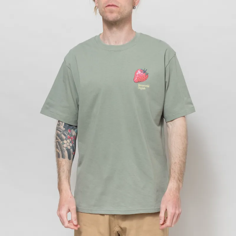thisisneverthat Strawberry T Shirt Light Olive-2