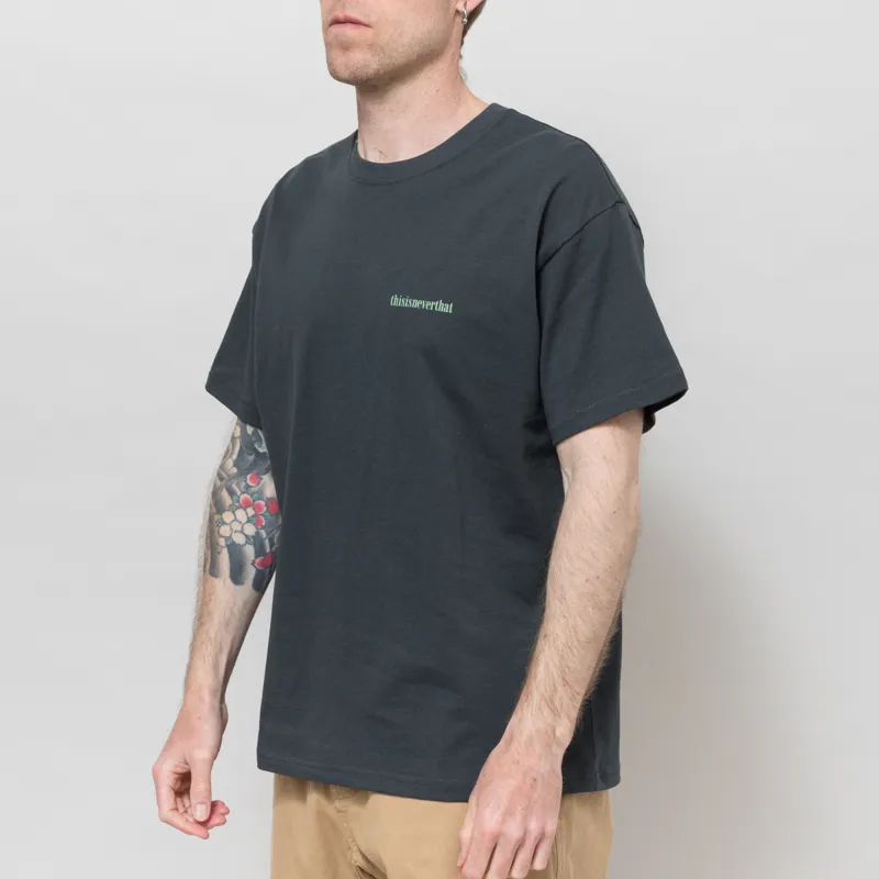 thisisneverthat Giraffe T Shirt Deep Forest-1