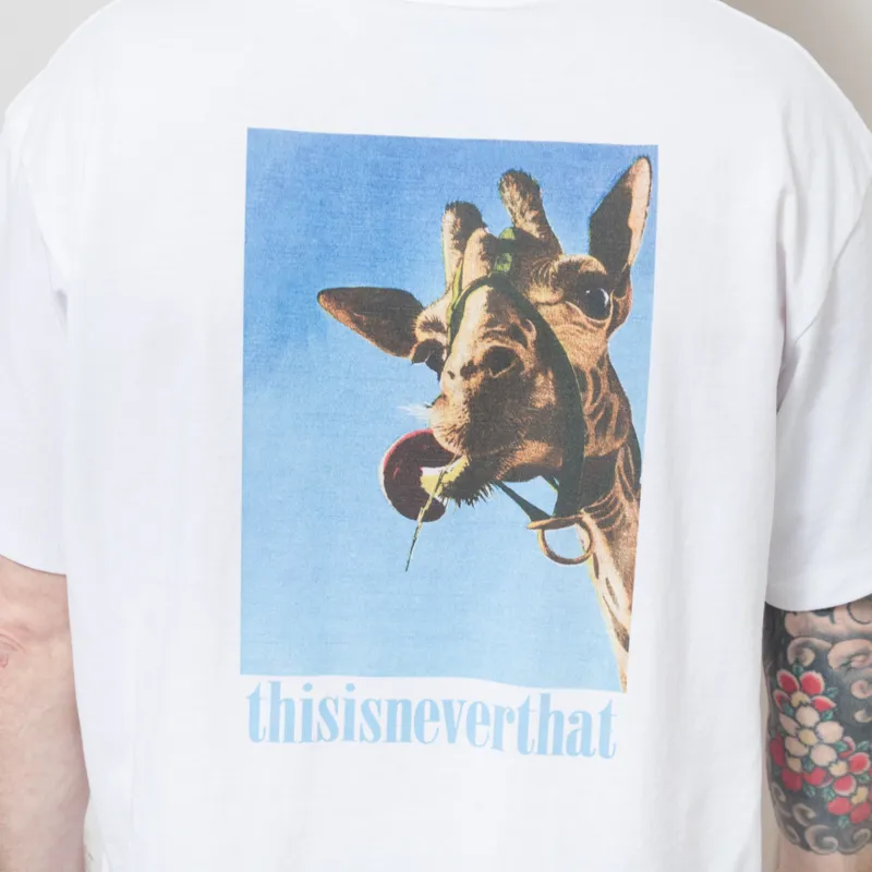 thisisneverthat Giraffe T Shirt White-4