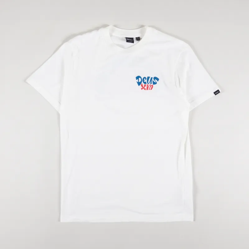 Deus Ex Machina Tables T Shirt Vintage White-1