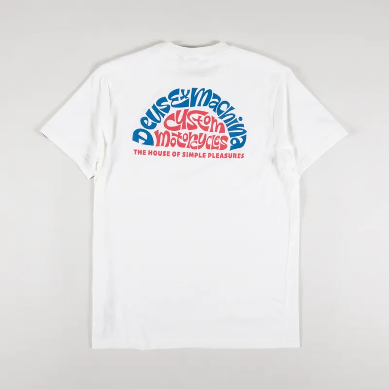 Deus Ex Machina Tables T Shirt Vintage White