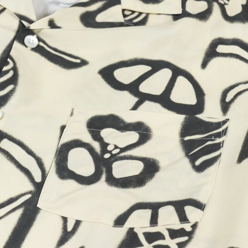 Portuguese Flannel Tag Shirt Off White-3