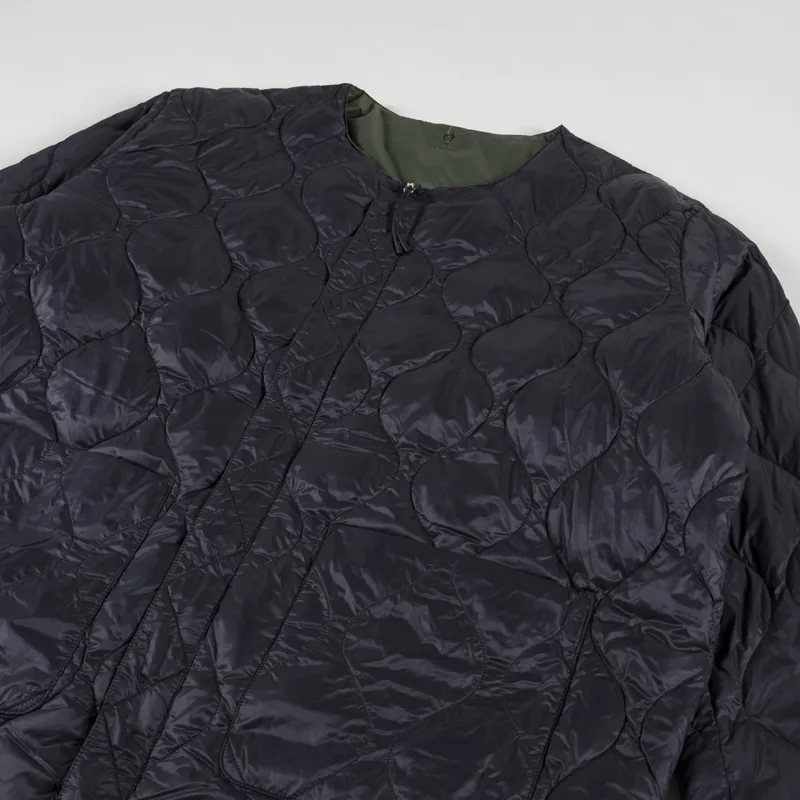 Taion x Beams Lights Reversible MA1 Inner Down Jacket Olive-6