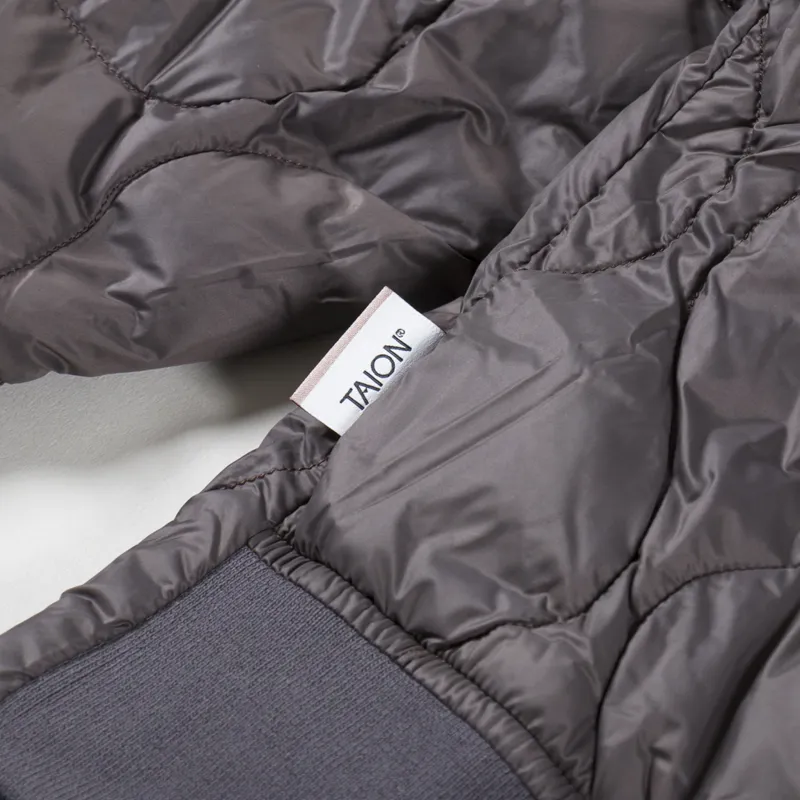 Taion x Beams Lights Reversible MA1 Inner Down Jacket Navy Grey -10