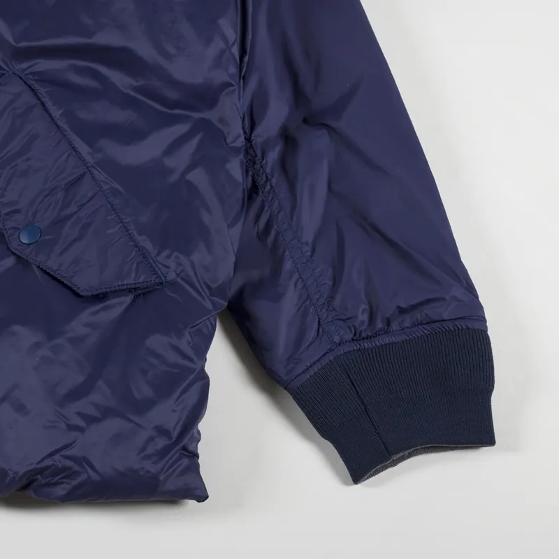 Taion x Beams Lights Reversible MA1 Inner Down Jacket Navy Grey -8