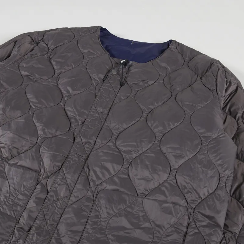 Taion x Beams Lights Reversible MA1 Inner Down Jacket Navy Grey -6