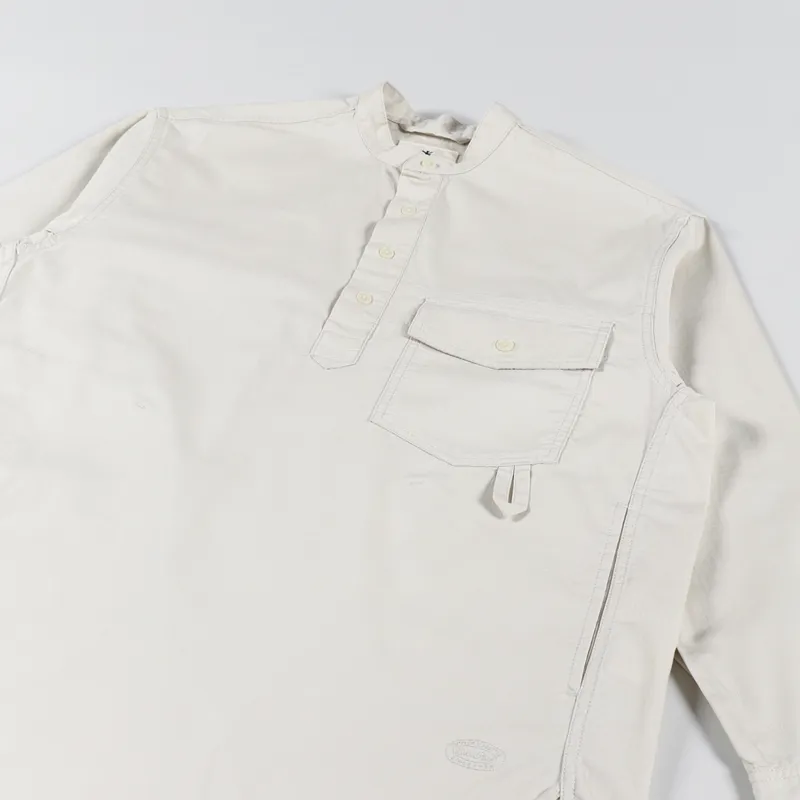 Snow Peak Womens Takibi Light Ripstop Pullover Ecru-2