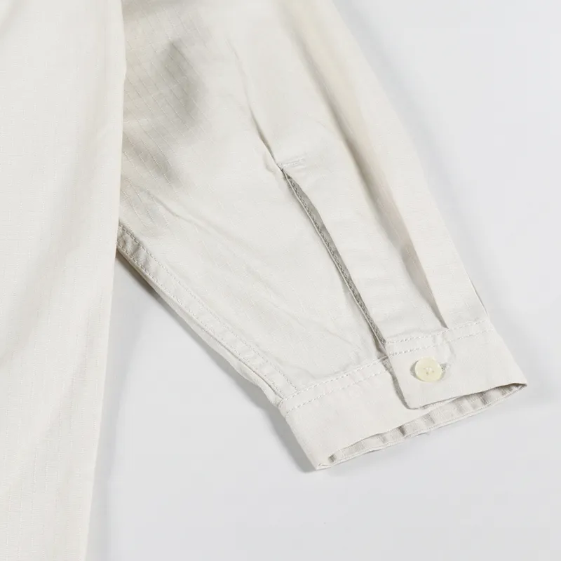 Snow Peak Womens Takibi Light Ripstop Pullover Ecru-7