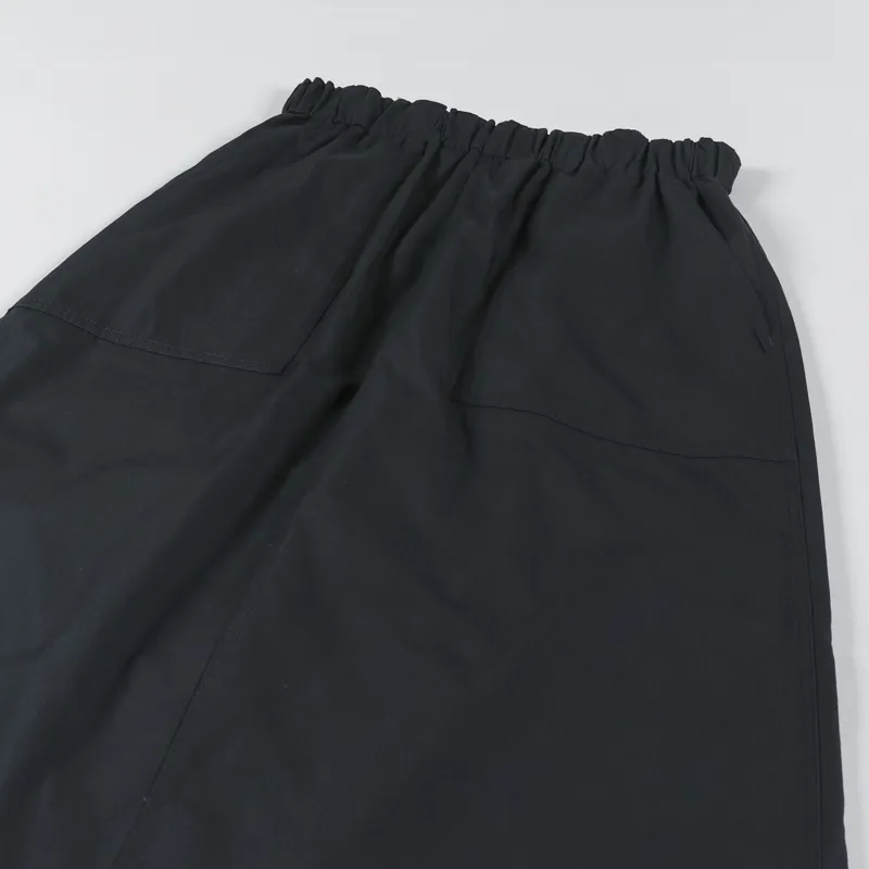 Snow Peak Womens Light Ripstop Takibi Skirt Black-2