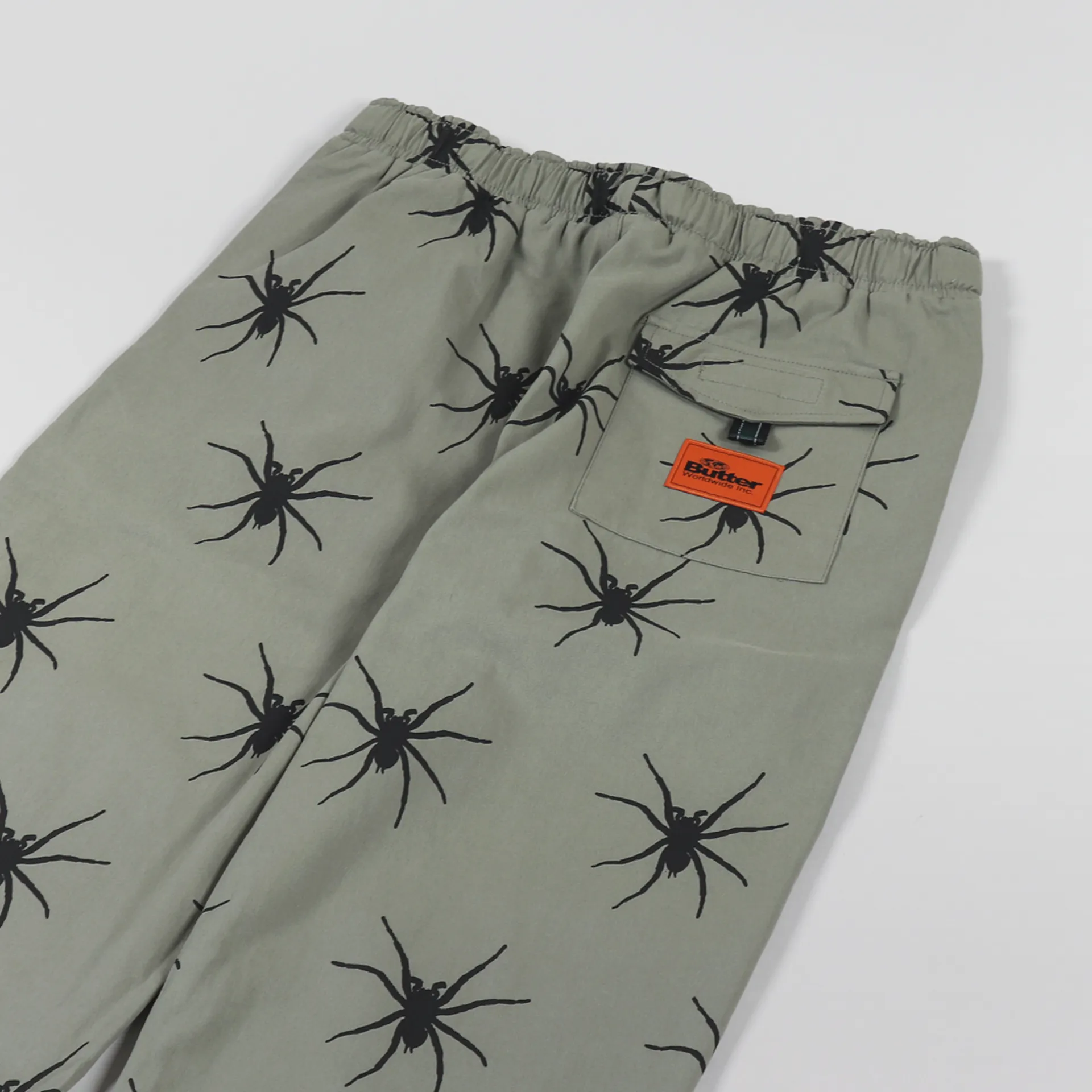 Butter Goods Skateboarding Tarantula Pants Army Green Trousers