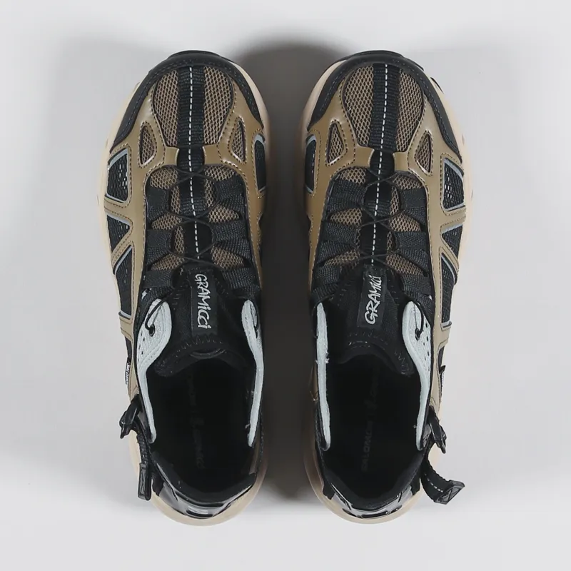 Gramicci X Salomon Techsonic Shoes Rubber Dark Sapphire Black-1