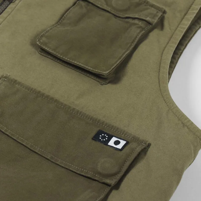 Edwin Tactical Vest Lined Mili Patchwork-6