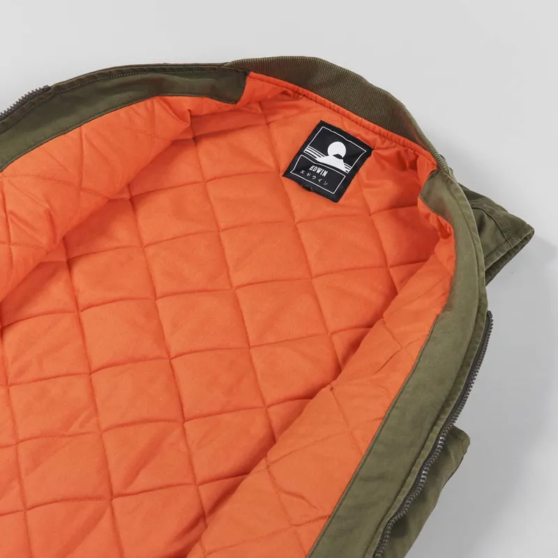 Edwin Tactical Vest Lined Mili Patchwork-4