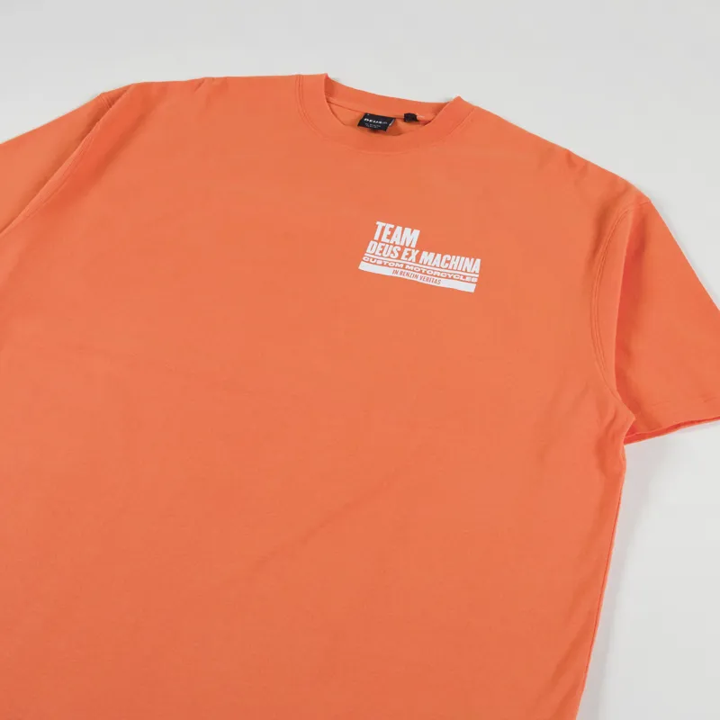 Deus Ex Machina Team Deus T Shirt Golden Poppy-3