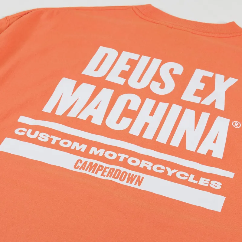 Deus Ex Machina Team Deus T Shirt Golden Poppy-4