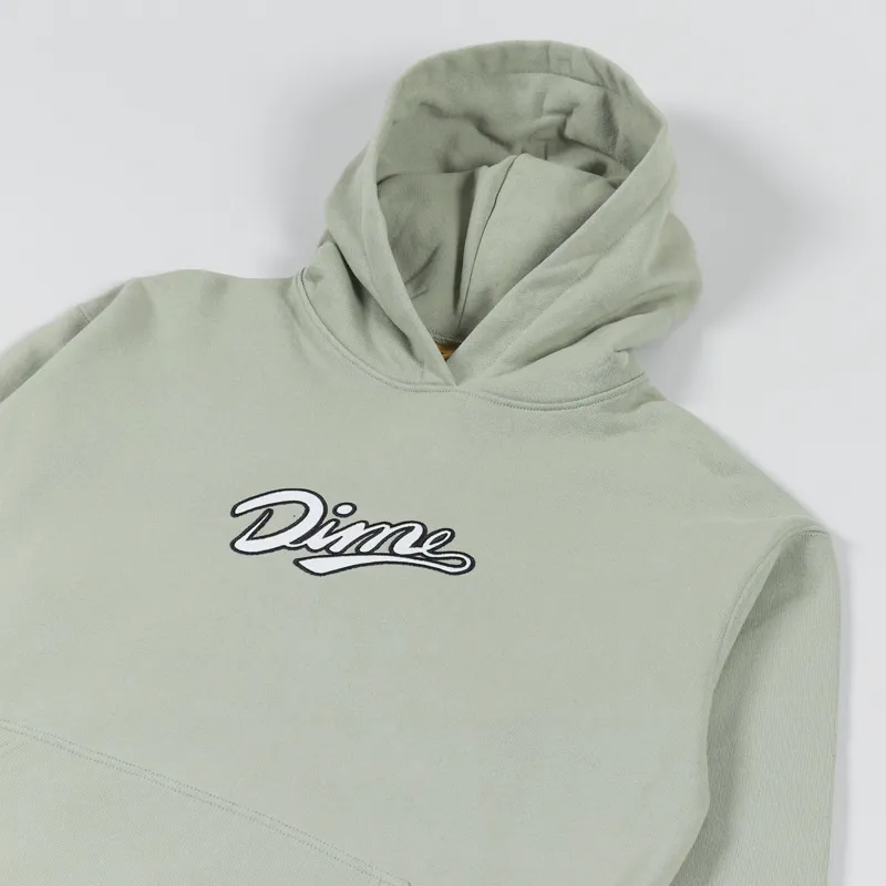 Dime MTL Team Hoodie Slate Green-2
