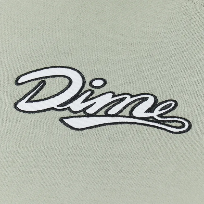 Dime MTL Team Hoodie Slate Green-5