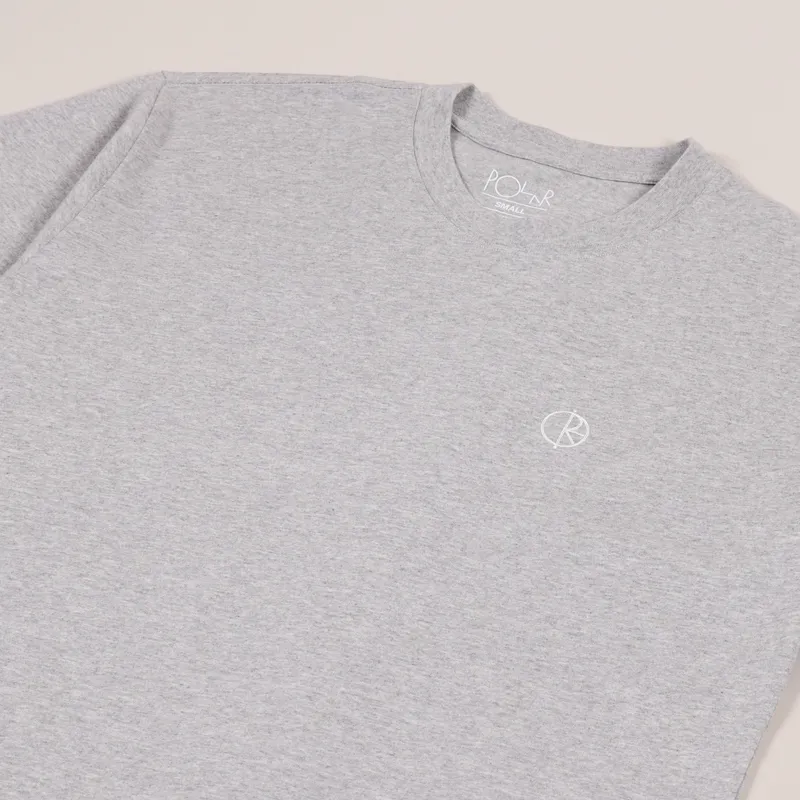 Polar Skate Co. Team T Shirt Sport Grey-1