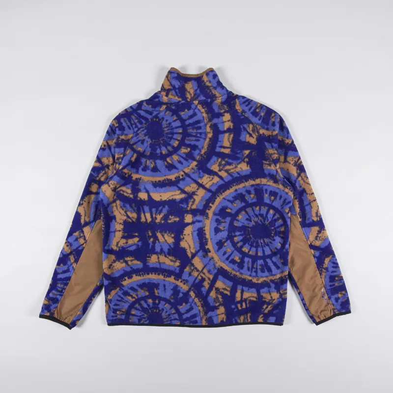 Kavu Teannaway Fleece Circle Tie Dye Blue-1