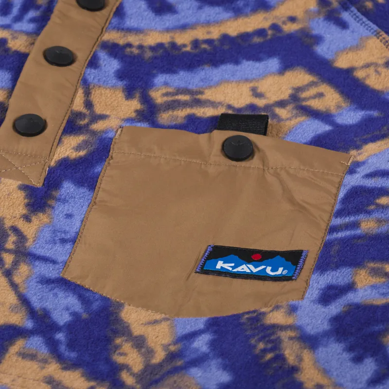 Kavu Teannaway Fleece Circle Tie Dye Blue-3