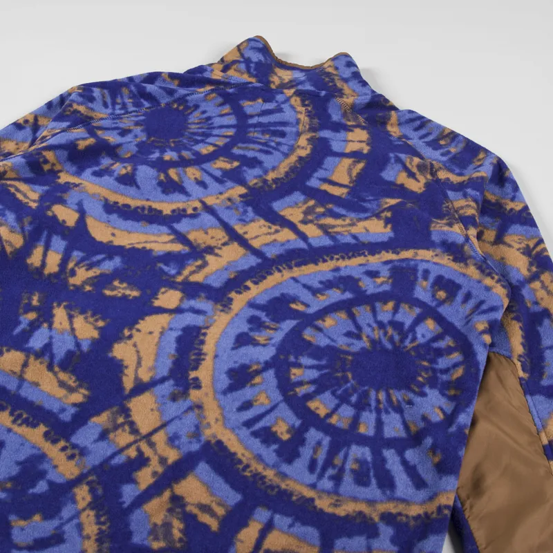 Kavu Teannaway Fleece Circle Tie Dye Blue-5